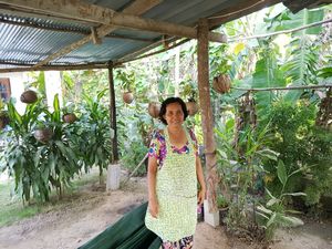 Mrs. Pong at Organic Vegetarian Food by Mrs. Pong in Koh Phangan