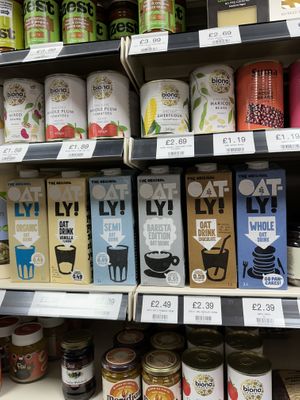   at Organic Vegan off Licence in North London