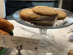 vegan goodiies at Diva Espresso in Kenmore