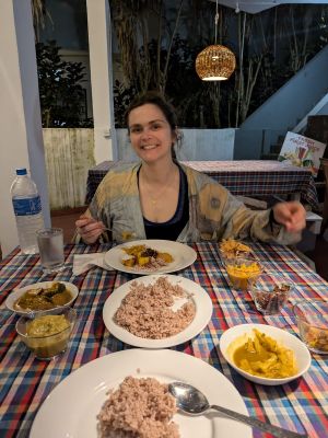 #Veganuary at Bookworm Library Restaurant in Hikkaduwa