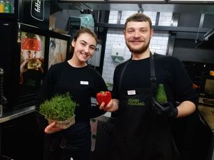 Team at Vegano Hooligano - Rishelyevskaya in Odessa