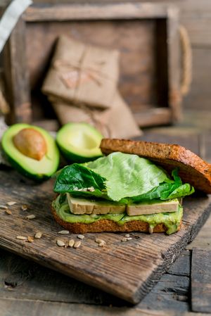 
Нealhty toasts with tofu and avocado at Vegano Hooligano - Rishelyevskaya in Odessa