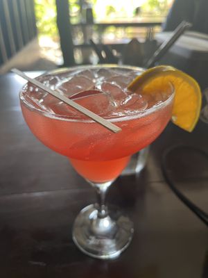 Watermelon hibiscus margarita 🍉🌺  at Phat Noodle in Dominical