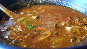 Tom Yung Soup at Phat Noodle in Dominical