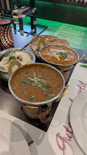Paneer Tikka Masala (mit Tofu) & Dal Mahkani at Shivas Garden in Villingen-schwenningen