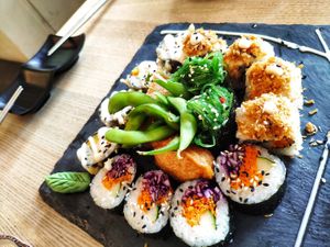 Sushi (maki) family plate at Sushi Kitchen in Petaling Jaya