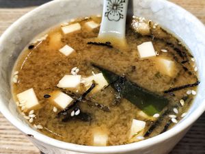 Miso soup i like it at Sushi Kitchen in Petaling Jaya