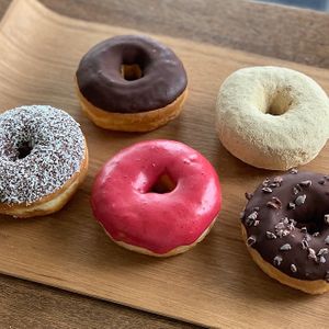 Doughnuts at Hikari Shokudo in Nasushiobara