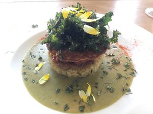 Green curry at Hikari Shokudo in Nasushiobara