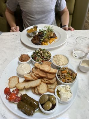 Cauliflower Katsu Curry and Deli Dip Platter   at Delifonseca Dockside in Liverpool