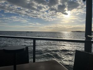 Amazing view   at Huggo's in Kailua Kona