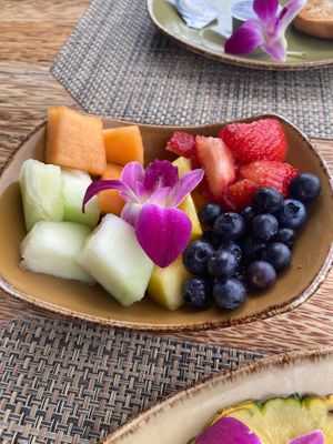 Side of fruit  at Huggo's in Kailua Kona