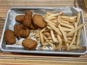 These impossible nuggets were $15...  at Golden Road Brewing in Anaheim