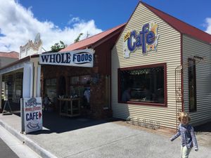 Outside  at Purple Possum Wholefoods & Cafe in Saint Marys