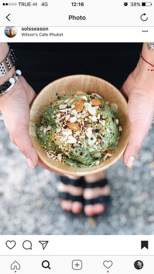 Coco mint at NanaBowls in Phuket