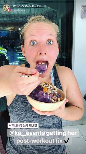 Smoothie bowl vibes at NanaBowls in Phuket