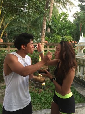 Couple goals at NanaBowls in Phuket