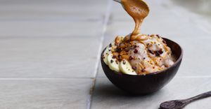 Penaut Butter Caramel NiceCream at NanaBowls in Phuket