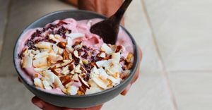 Strawberry Smoothie Bowl at NanaBowls in Phuket