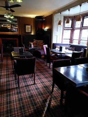 Indoor sitting area at Castle Hotel in Conwy