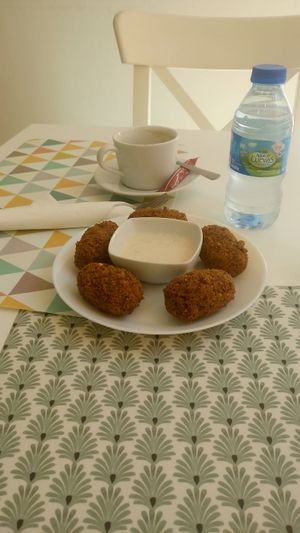 Falafel  at La Fresca Vegan Food in Zaragoza