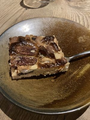 Vegan toetje met amandelmeel  at Buitenplaats de Plantage in Vogelenzang