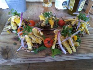 Vegan tortilla at Buitenplaats de Plantage in Vogelenzang