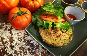 Vegan Burger Aka Vegger at Makai in Istanbul