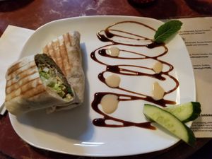 Falafel Wrap at Flop Cafe in Berlin