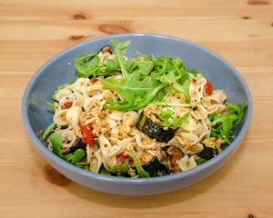 Pasta Salad gluten free (vegan) at Mon Way Bistro & Cocktail Bar in East London