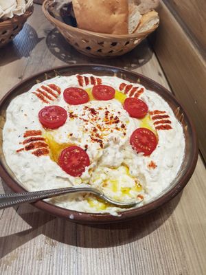 Vegan Aubergine Dip at Mon Way Bistro & Cocktail Bar in East London