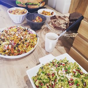 Vegan Buffet @monwaybistro at Mon Way Bistro & Cocktail Bar in East London