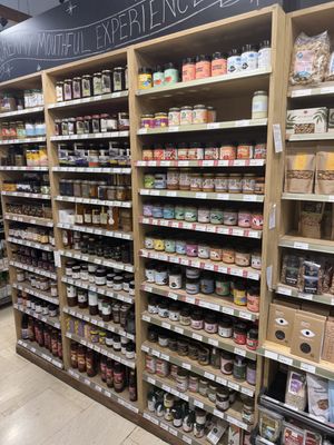 Nut butter, jam etc  at 4 Seasons Bio in Athens