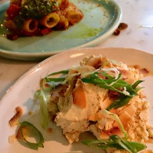 Rigatoni & Yes tofu at Yes Yes Yes in Helsinki