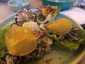 Black bean noodles  at Yes Yes Yes in Helsinki