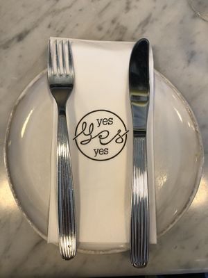 Ready for dinner! at Yes Yes Yes in Helsinki