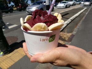 acai bowl at Bros Superfood in Auckland