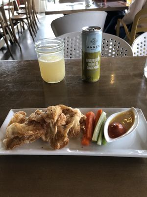 Breaded mushroom appetizer   at The Moth Cafe - Downtown in Edmonton