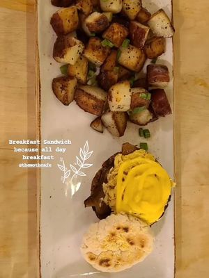 Breakfast Sandwich at The Moth Cafe - Downtown in Edmonton