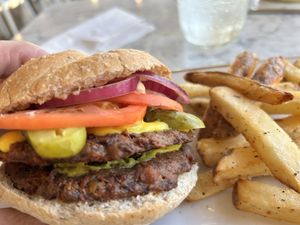 Like seriously, who wouldn’t love this Moth Burger?!!!  at The Moth Cafe - Downtown in Edmonton