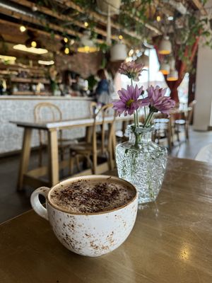 Mushroom mocha  at The Moth Cafe - Downtown in Edmonton