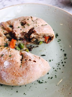 Chicken pot pie at The Moth Cafe - Downtown in Edmonton