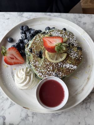 GF pancakes — so good!   at The Moth Cafe - Downtown in Edmonton