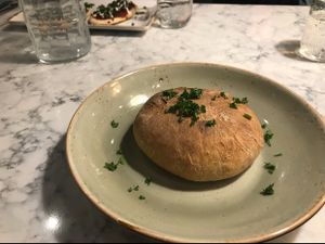 Chicken Pot Pie (under small bites section of menu) at The Moth Cafe - Downtown in Edmonton