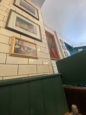 Your nan on the wall  at Goddards at Greenwich in South East London