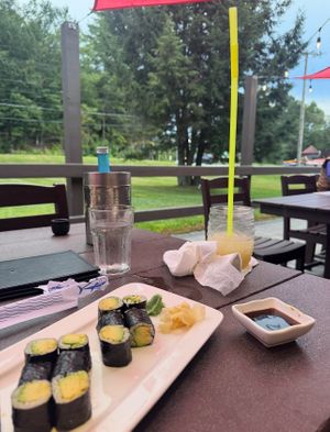   at Sushi Yoshi in Killington