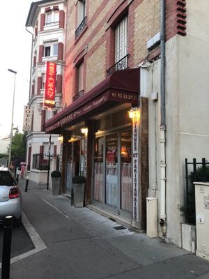 Exterior of restaurant  at Lassani in Courbevoie