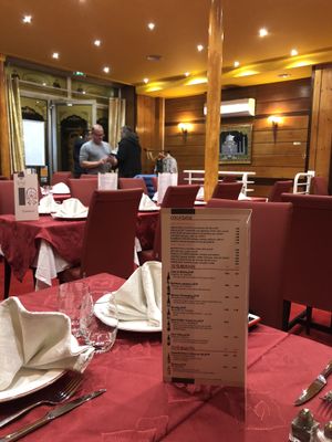 Interior of restaurant  at Lassani in Courbevoie