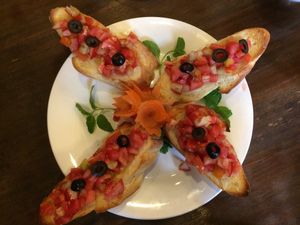 Toscana Bruschetta at Le Gecko in Sapa