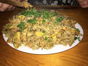 Stir fried rice at Nha Hang Chay in Sapa